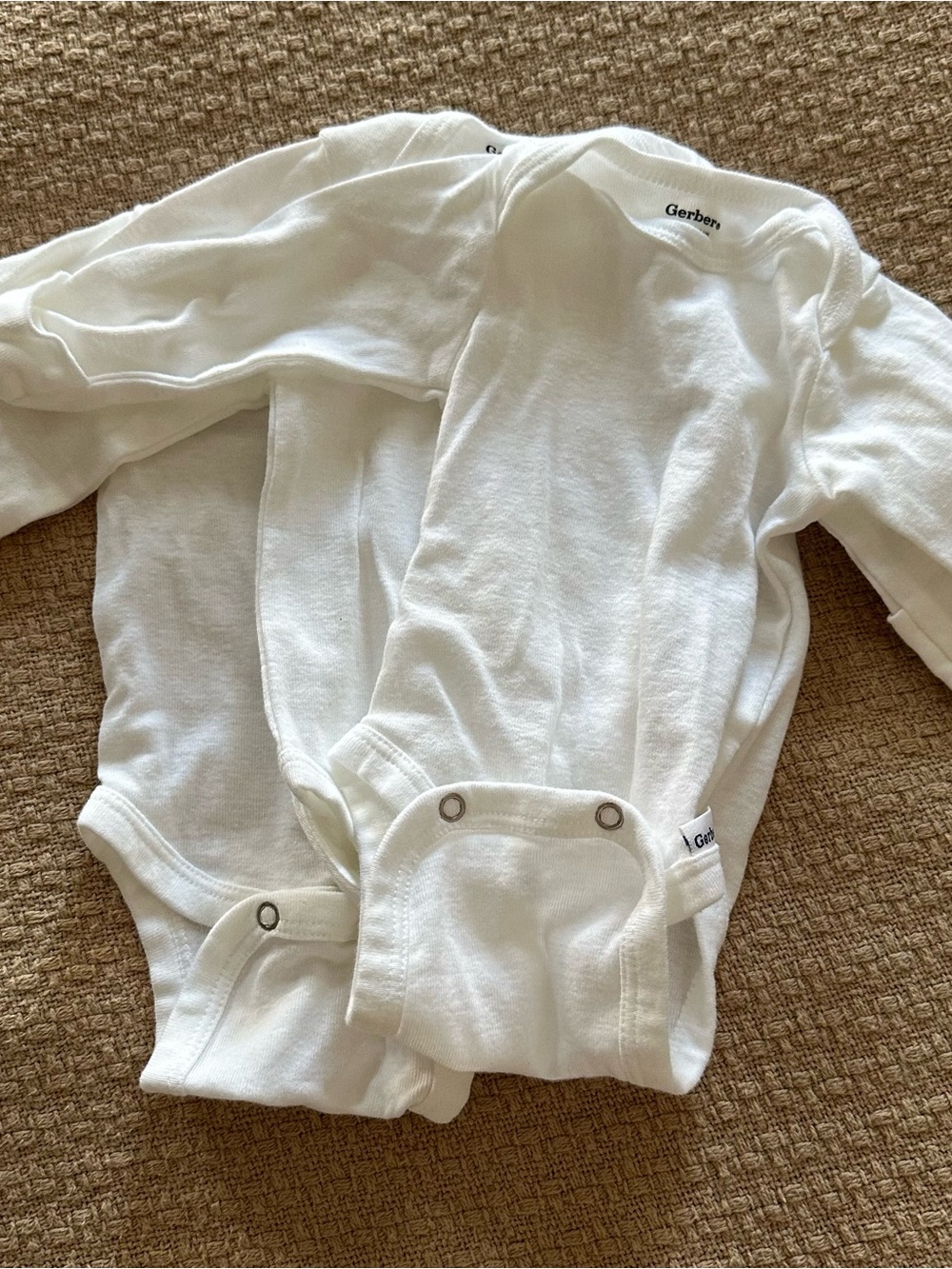 Gerber Long Sleeve Onesies
